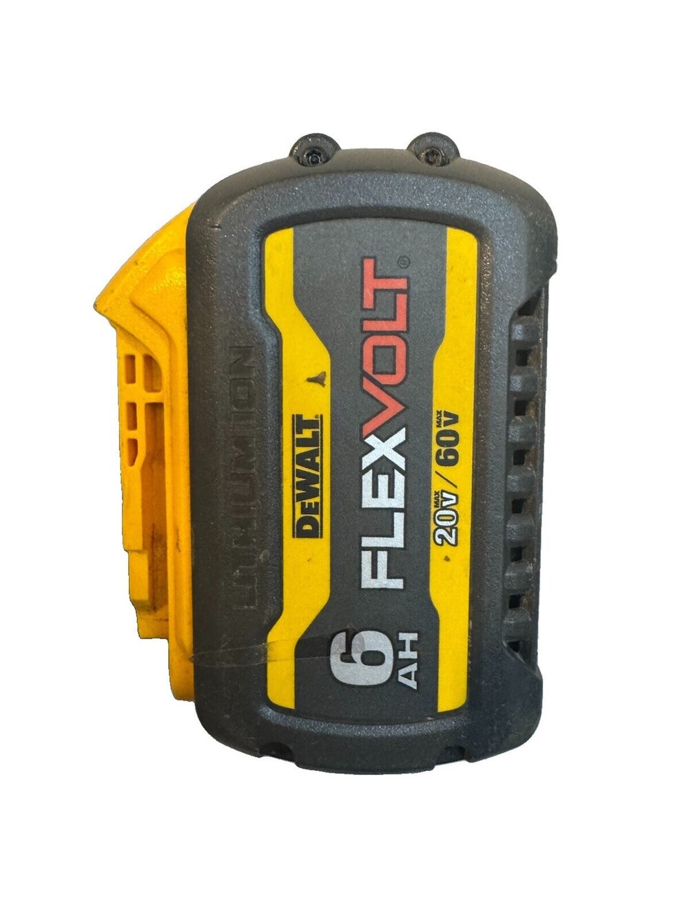 (A) DEWALT DCB606 FLEXVOLT 20V/60V MAX 6Ah Battery UNTESTED No Indicator Lights - Picture 3 of 7